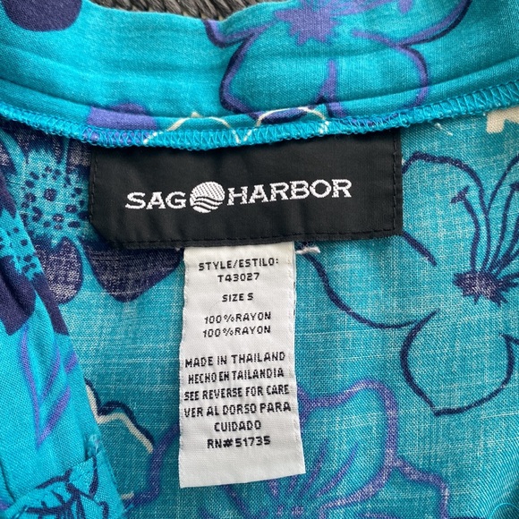 Vintage A-Line Hawaiian Flower Skirt| Sag Harbor - Picture 7 of 7